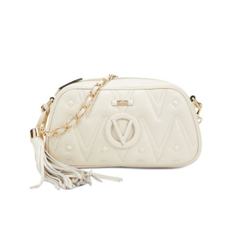 VALENTINO BY MARIO VALENTINO
Bella Quilted Leather Crossbody Bag Ivory